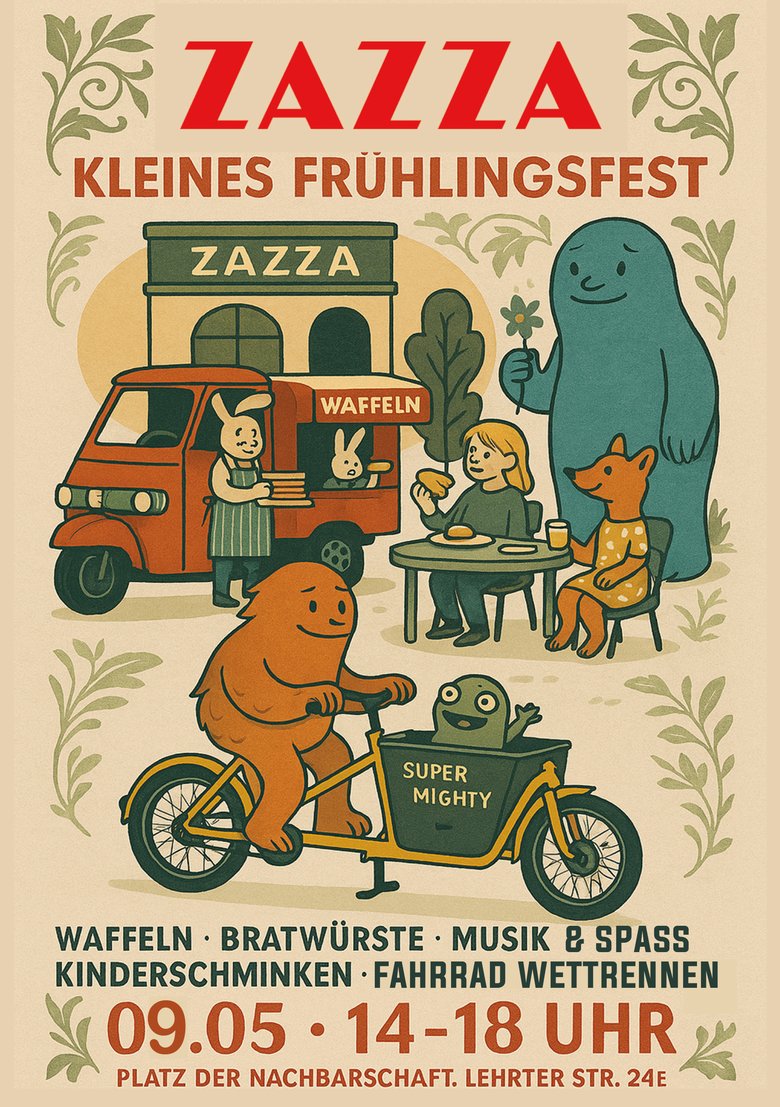 Zazza Frühlingsfest 2026 – A5 Plakat
